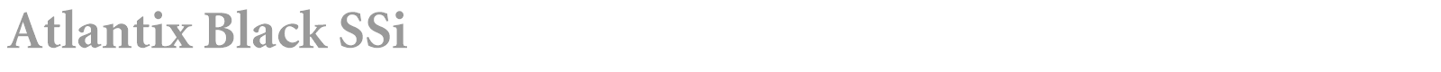 Atlantix Black SSi font preview